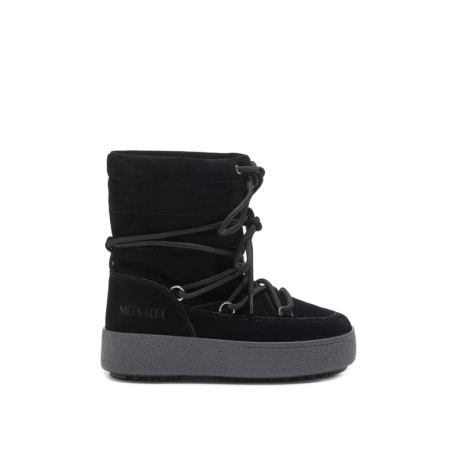 Dívčí kotníkové zimní boty MOON BOOT-JTRACK SUEDE, 003 black