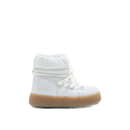 Dívčí kotníkové zimní boty MOON BOOT-JTRACK LOW NYLON WP, 002 white