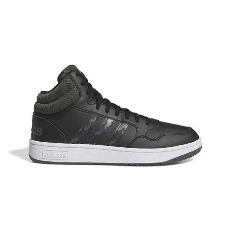 Pánské kotníkové zimní boty ADIDAS-Hoops 3.0 Mid WTR core black/grey six/cloud white