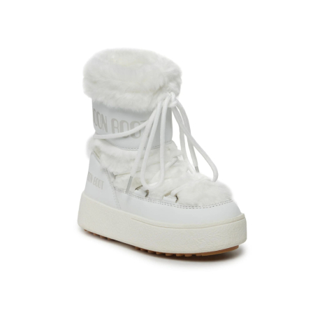 Dívčí vysoké zimní boty MOON BOOT-JTRACK FAUX FUR, 002 white