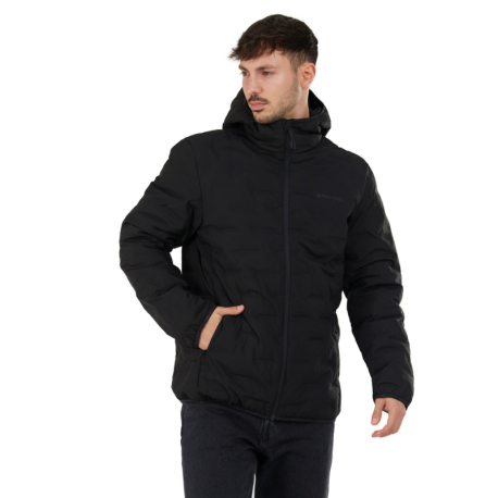 Pánská bunda s kapucí FUNDANGO-Smoke Hooded Jacket-890-black