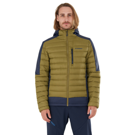 Pánská bunda s kapucí FUNDANGO-Matt Hooded Jacket-565-moss