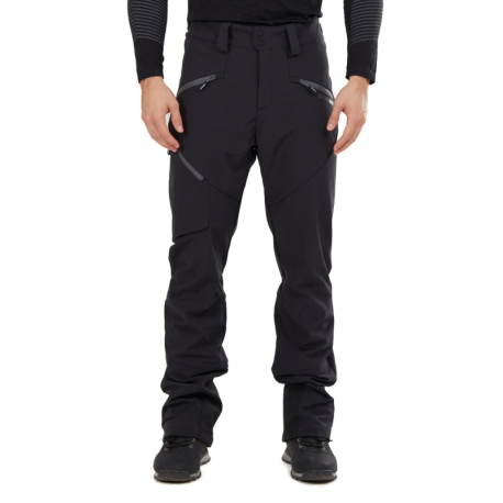 Pánské turistické softshellové kalhoty FUNDANGO-Rob Softshell Pants-890-black