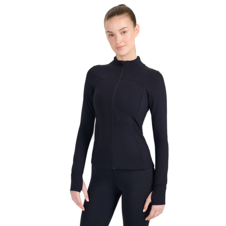 Dámská tréninková mikina se zipem 4F-SWEATSHIRT FNK F466-20S-DEEP BLACK