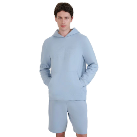 Pánská mikina s kapucí 4F-SWEATSHIRT M1621-34S-LIGHT BLUE