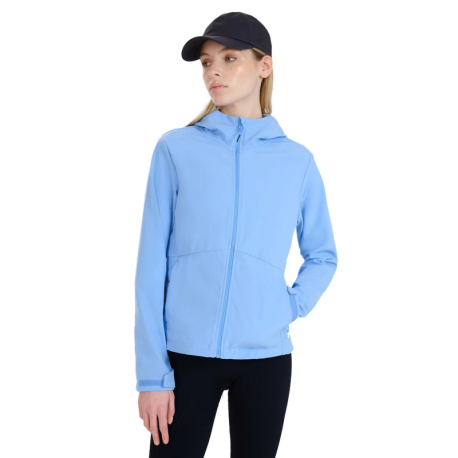 Dámská turistická bunda 4F-SOFTSHELL JACKET F320-33S-BLUE