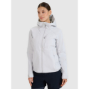 Dámská turistická bunda 4F-SOFTSHELL JACKET F315-27S-COLD LIGHT GREY - 