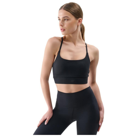 Dámská tréninková sportovní podprsenka 4F-SPORT BRA F181-20S-DEEP BLACK