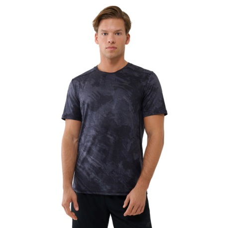 Pánské tréninkové tričko s krátkým rukávem 4F-TSHIRT FNK M1216-21A-BLACK ALLOVER