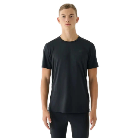 Pánské tréninkové tričko s krátkým rukávem 4F-TSHIRT FNK M1343-20S-DEEP BLACK