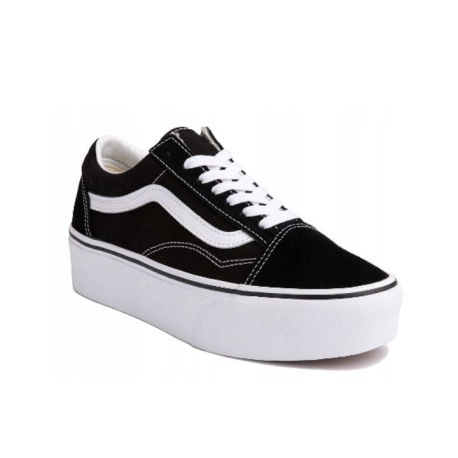 Dámská vycházková obuv VANS-UA Old Skool Platform black/white