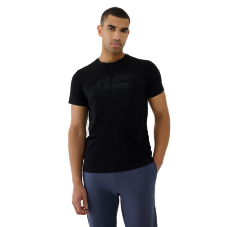 Pánské triko s krátkým rukávem 4F-TSHIRT M2004-20S-DEEP BLACK