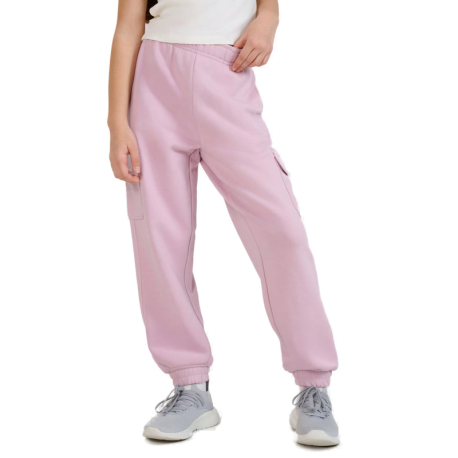 Dívčí tepláky 4F JUNIOR-TROUSERS CAS F1135-52S-LIGHT VIOLET