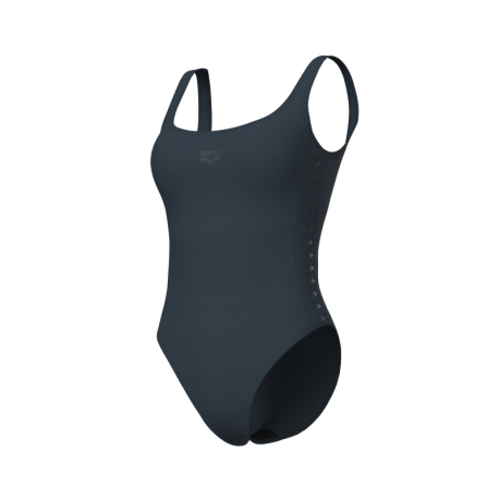 Dámské plavecké jednodílné plavky ARENA-WOMENS  TEAM STRIPE SWIMSUIT U BACK