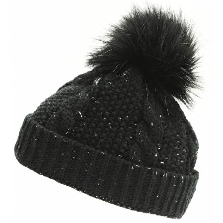 Dámská zimní čepice BLIZZARD-Viva Kaprun, black/silver