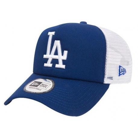 Pánská kšiltovka NEW ERA-940 Clean Trucker LA DODGERS BLUE/WHITE NOS