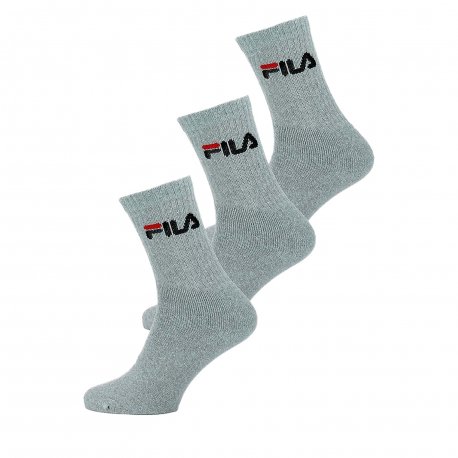 Ponožky FILA-F9505 SOCKS 3-PACK 400-Grey